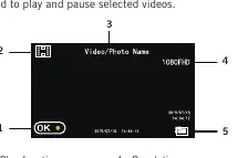 Playback mode interface