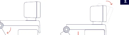 Mounting the webcam on a display