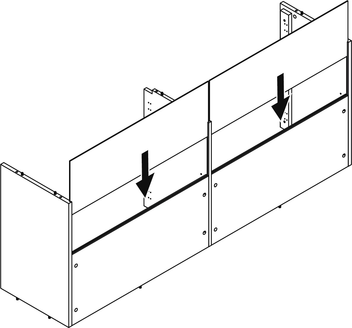 Back panel assembly