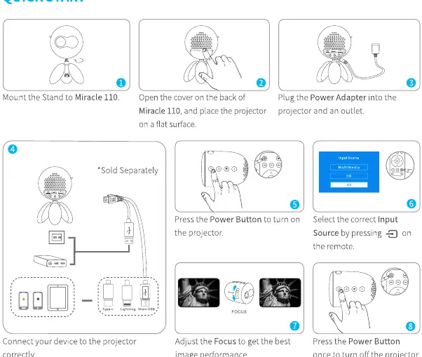 Step-by-step setup instructions