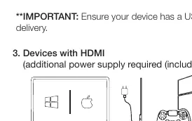 Connecting devices via HDMI