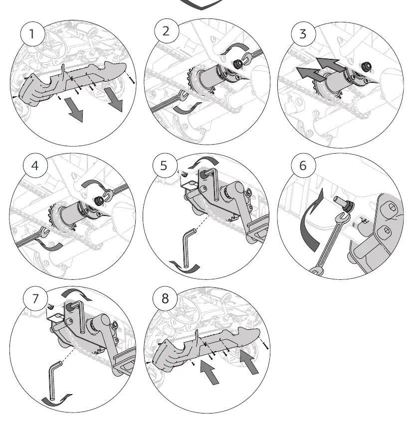 Crank adjustment procedure