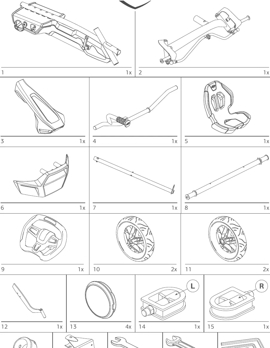 Parts identification list