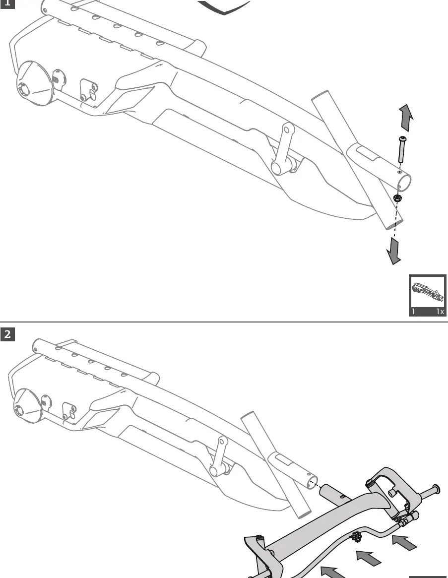 Initial assembly steps