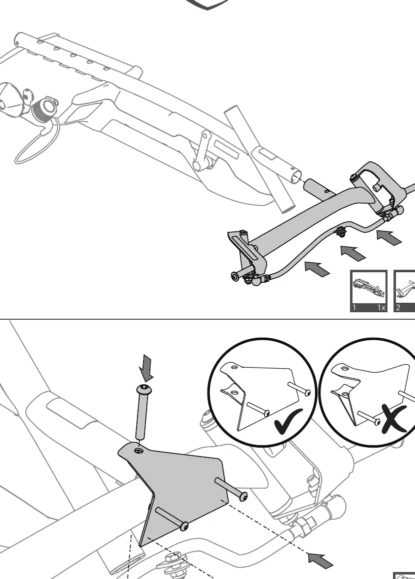Initial assembly steps