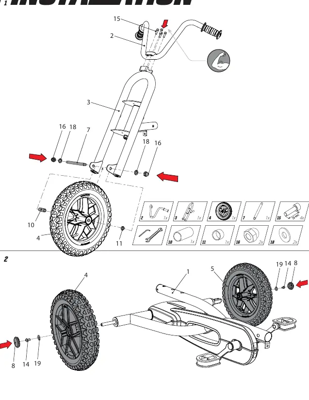 Installation steps 1 and 2