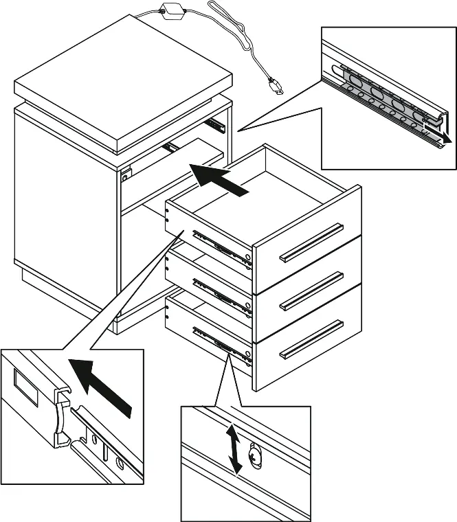 Drawer slider installation