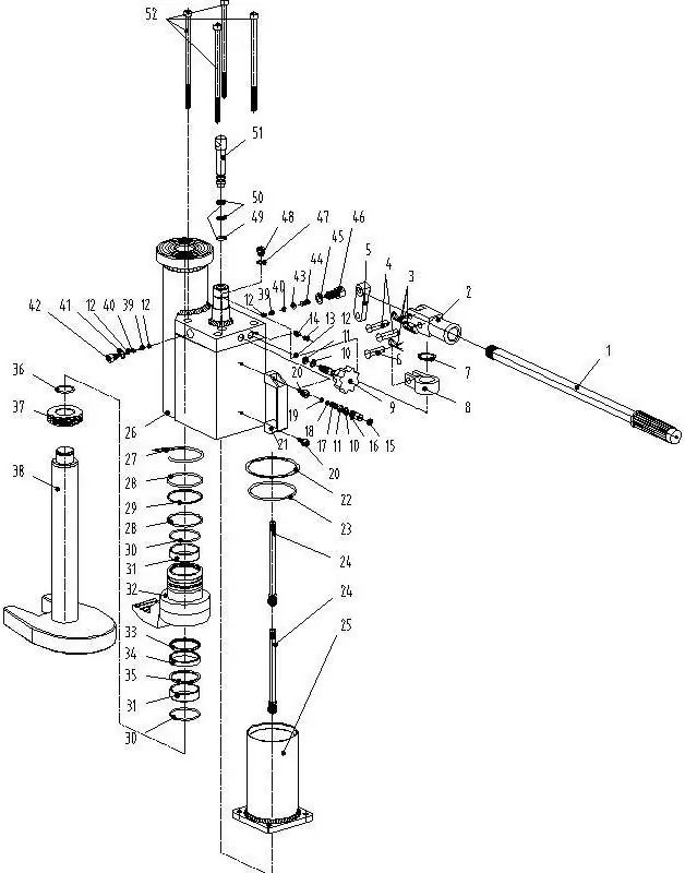Exploded view diagram