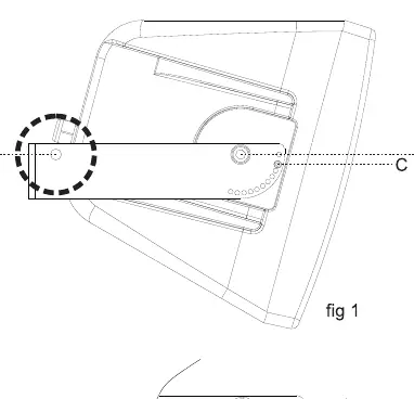 Wall mounting and angle adjustment