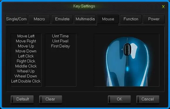 Mouse interface
