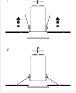 Commissioning and spring clip installation