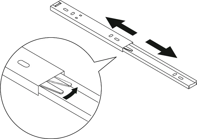Separate the drawer slide components.