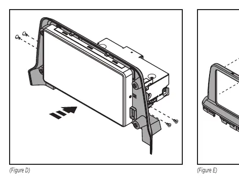 Securing the radio assembly into the housing.