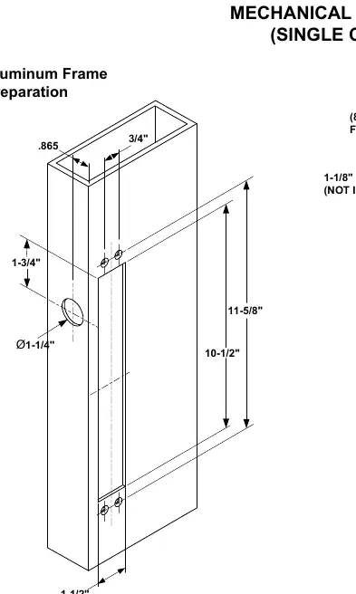 Aluminum Frame Preparation