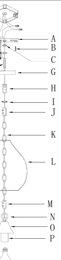 Parts diagram (A-P)