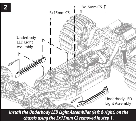 Step 2: Installing the Underbody LED Light Assemblies