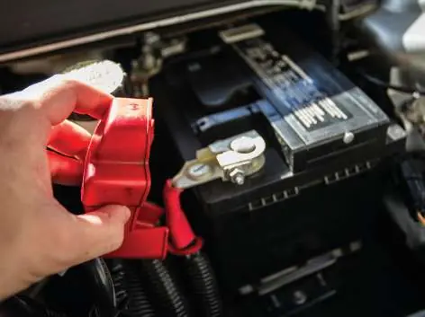 Battery terminal connection