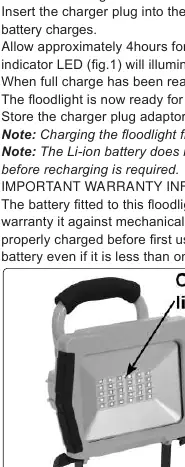 Charging indicator LED (fig.1)