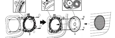 Woofer mounting procedure