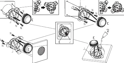 Tweeter flush mounting steps