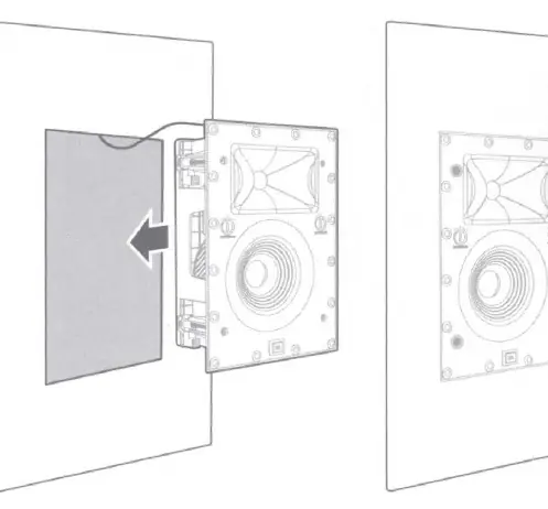 Mounting the speaker