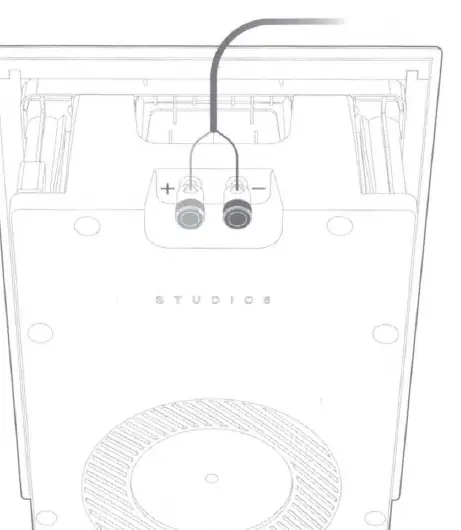 Connecting speaker wire