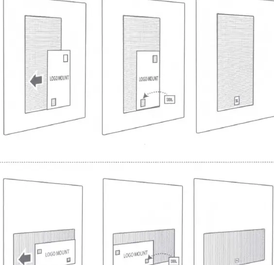 Logo mounting guide