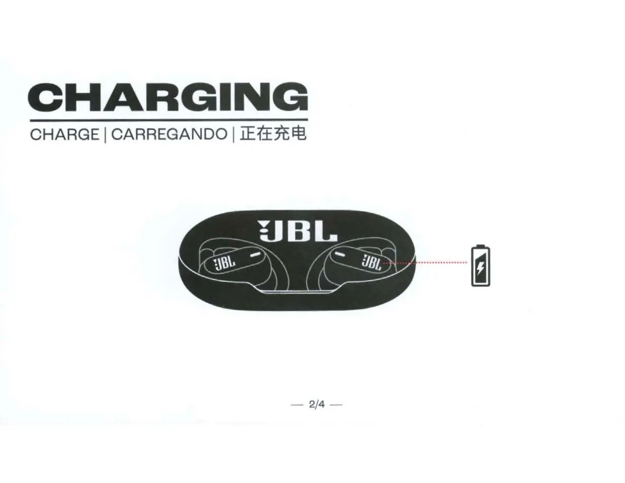 Charging the earbuds