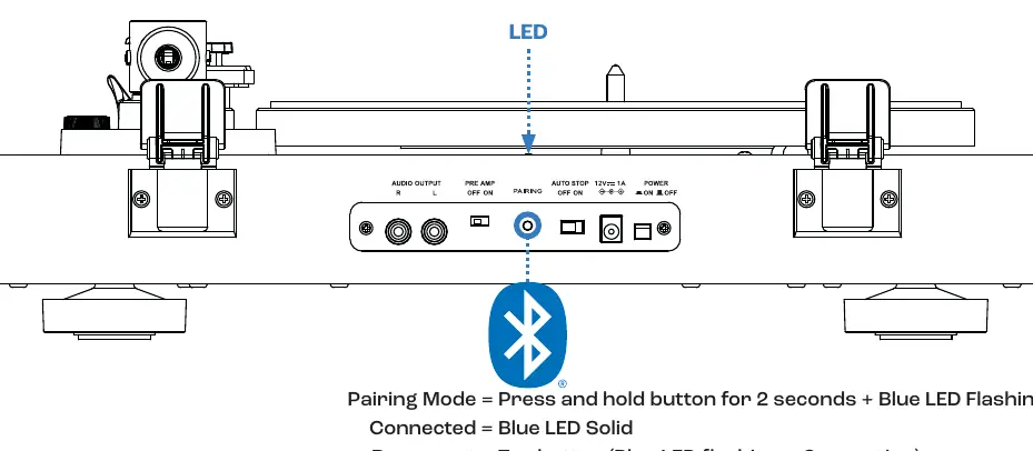 Bluetooth pairing instructions