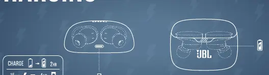 Charging the earbuds