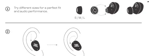 How to wear the earbuds