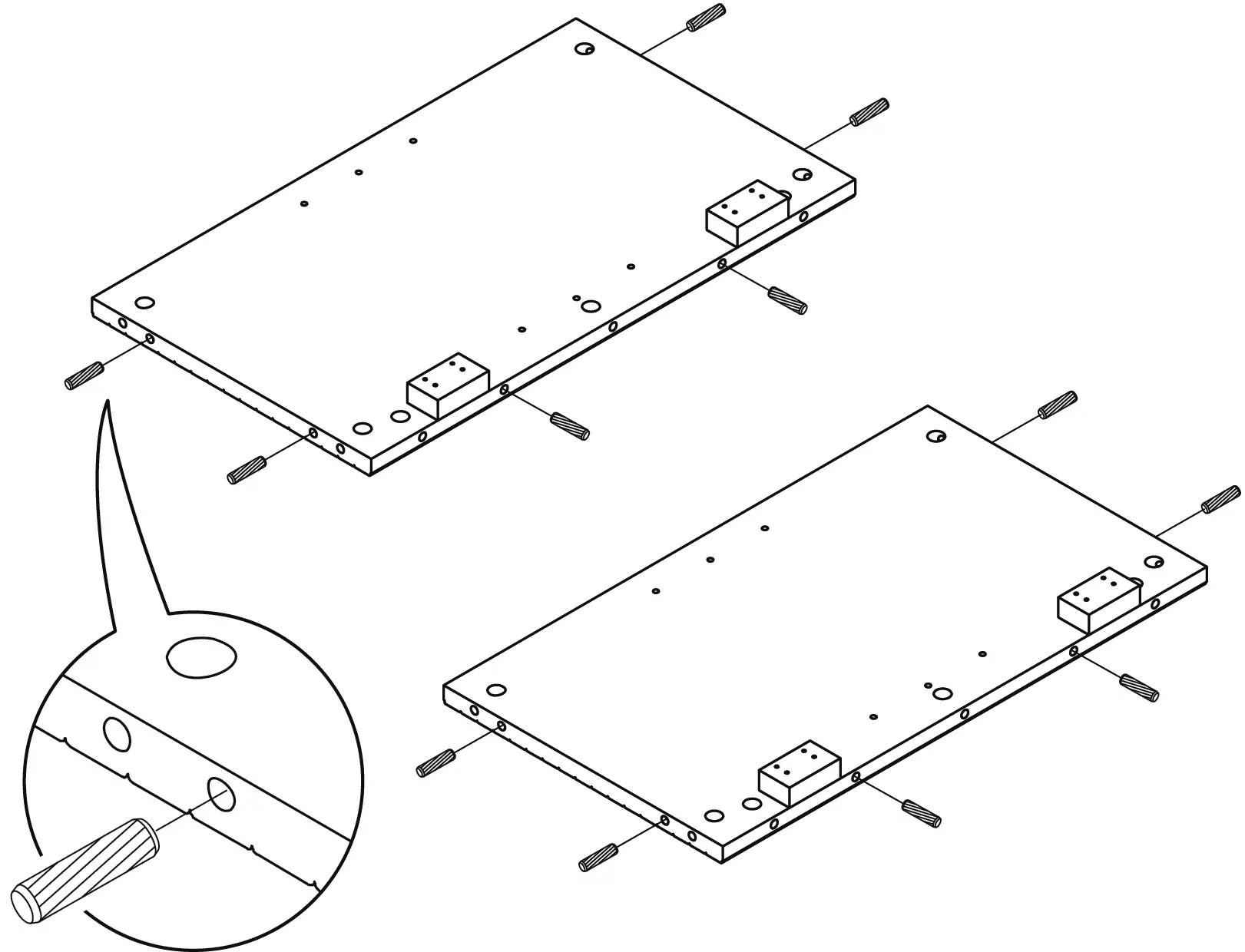 Side panel assembly