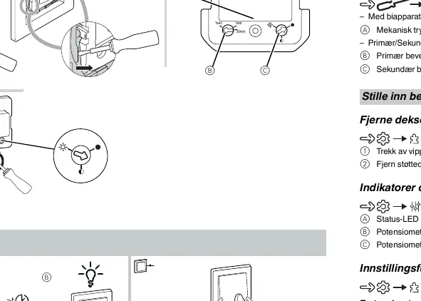 Wiring diagram for the motion sensor and extension unit.