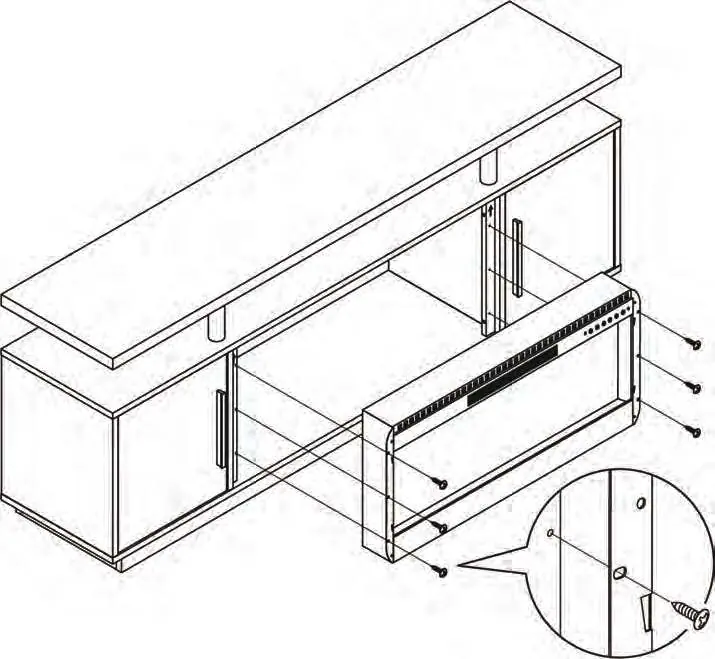 Fireplace installation