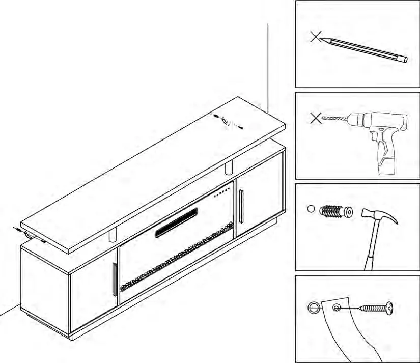 Wall mounting procedure