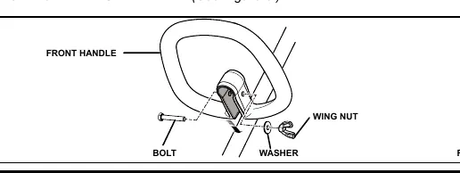 Front handle assembly