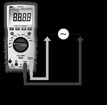 Voltage measurement setup