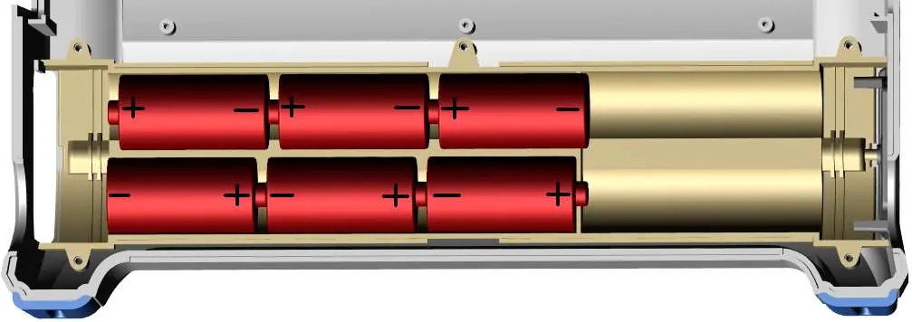 Correct battery insertion