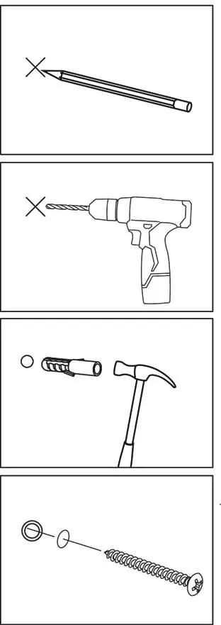 Wall anchoring procedure