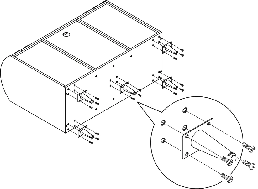 Leg attachment