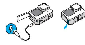 Charging the camera