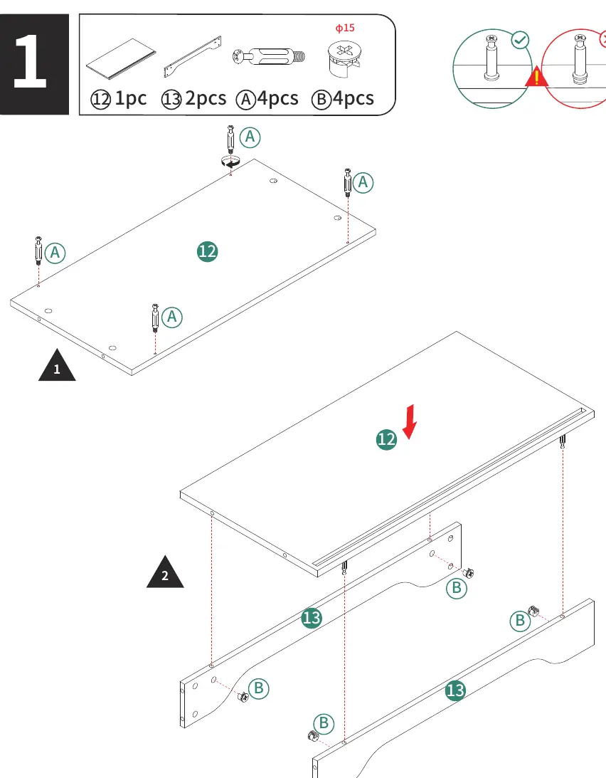 Step 1: Base assembly