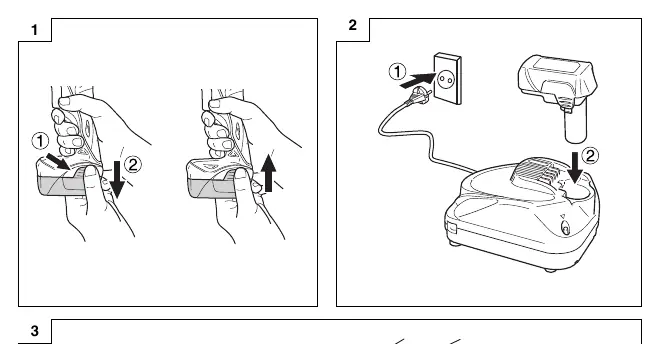 Battery removal and insertion