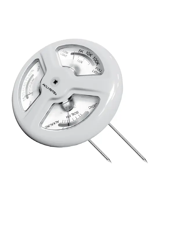 Acurite 3-in-1 Garden Meter display and probe