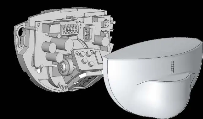 Sensor components including antenna and connectors