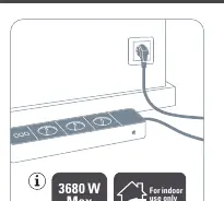 Plug the Eve Energy Strip into an outlet.