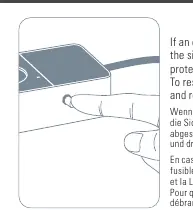 Surge protection fuse location and operation.
