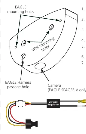 Spacer and Spacer V installation diagram