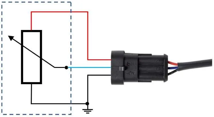 Passive sensor connection diagram