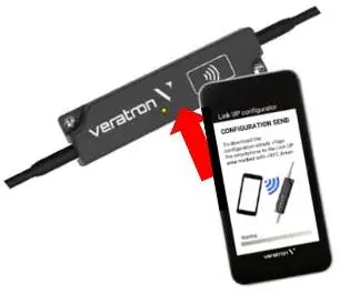 NFC area on the device